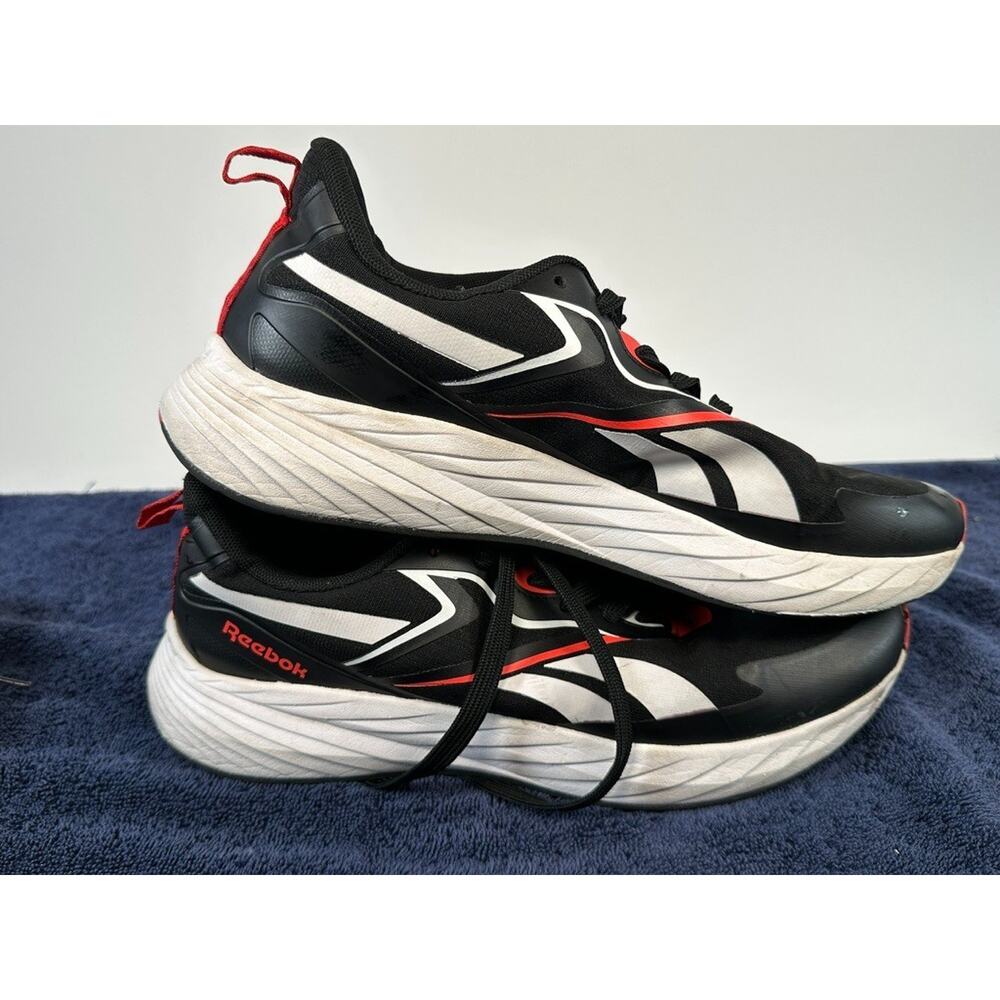 Reebok Floatride Energy Mens 11 Black Red Running Shoes EU 44.5